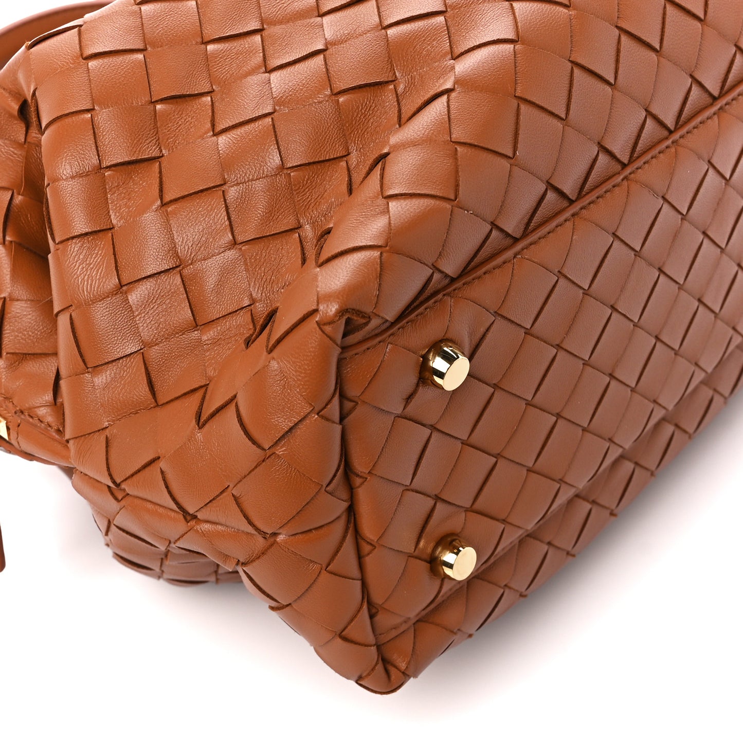 Nappa Intrecciato Bauletto Wood