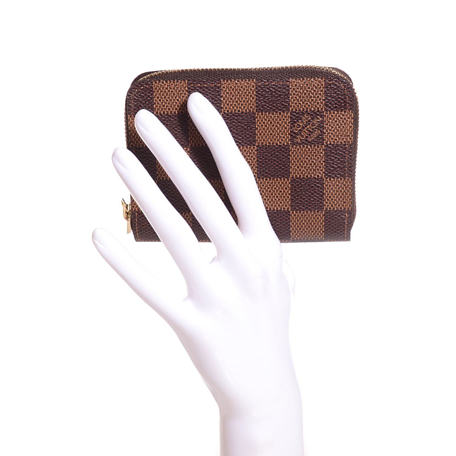 Louis Vuitton Damier Ebene Zippy Coin Purse 2 of 7
