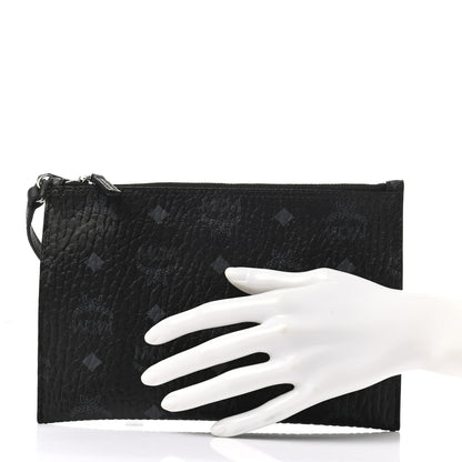 MCM Visetos Yris Shopper Pouch Black 2 of 6