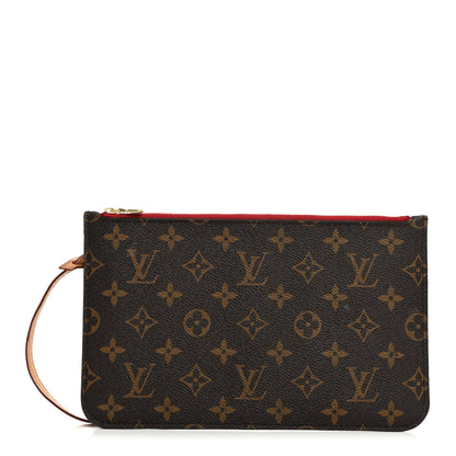 Louis Vuitton Monogram Neverfull MM GM Pochette Cherry 1 of 8