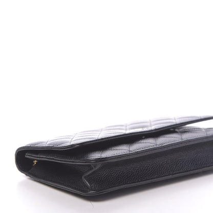 Chanel Caviar Quilted Wallet On Chain WOC Black 9 of 12