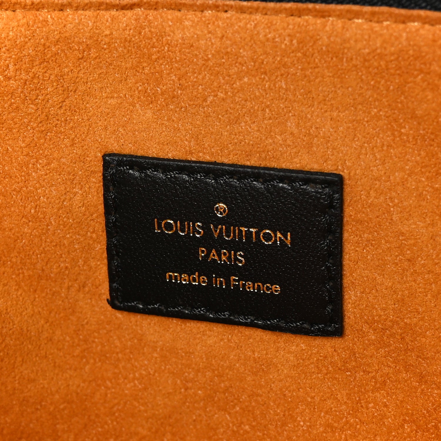 Louis Vuitton Lambskin Embossed Monogram Coussin MM Black 8 of 10