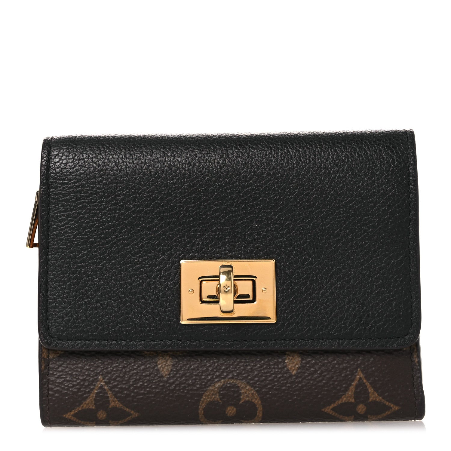 Louis Vuitton Monogram Victorine On My Side Wallet Black 1 of 7