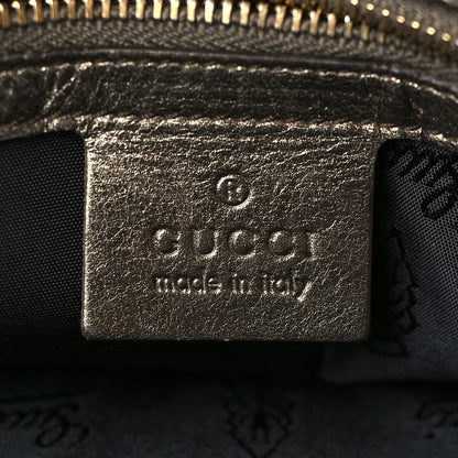 Gucci Metallic Calfskin Medium Hysteria Top Handle Bag Gold 6 of 11