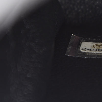 Chanel Caviar Lizard Quilted Mini Coco Handle Flap Black 8 of 13