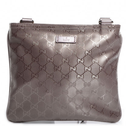 Gucci Imprime Monogram Small Flat Messenger Bag Mauve 1 of 7