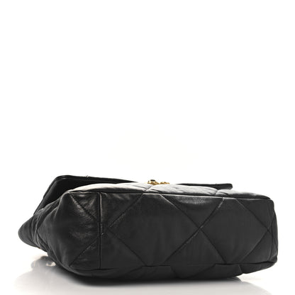 Chanel Lambskin Quilted Large Chanel 19 Flap Black 4 of 11
