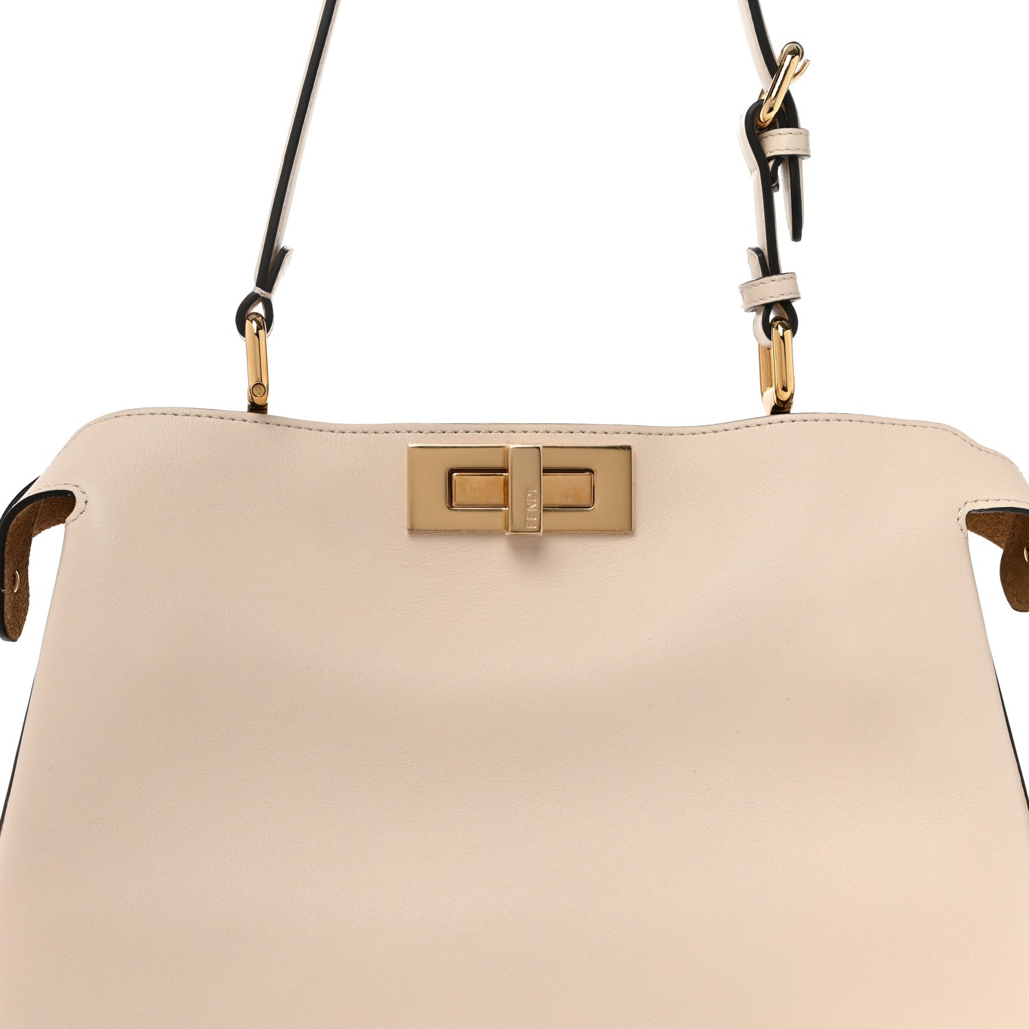 Fendi Vitello Medium Soft Peekaboo Camelia 8 of 10