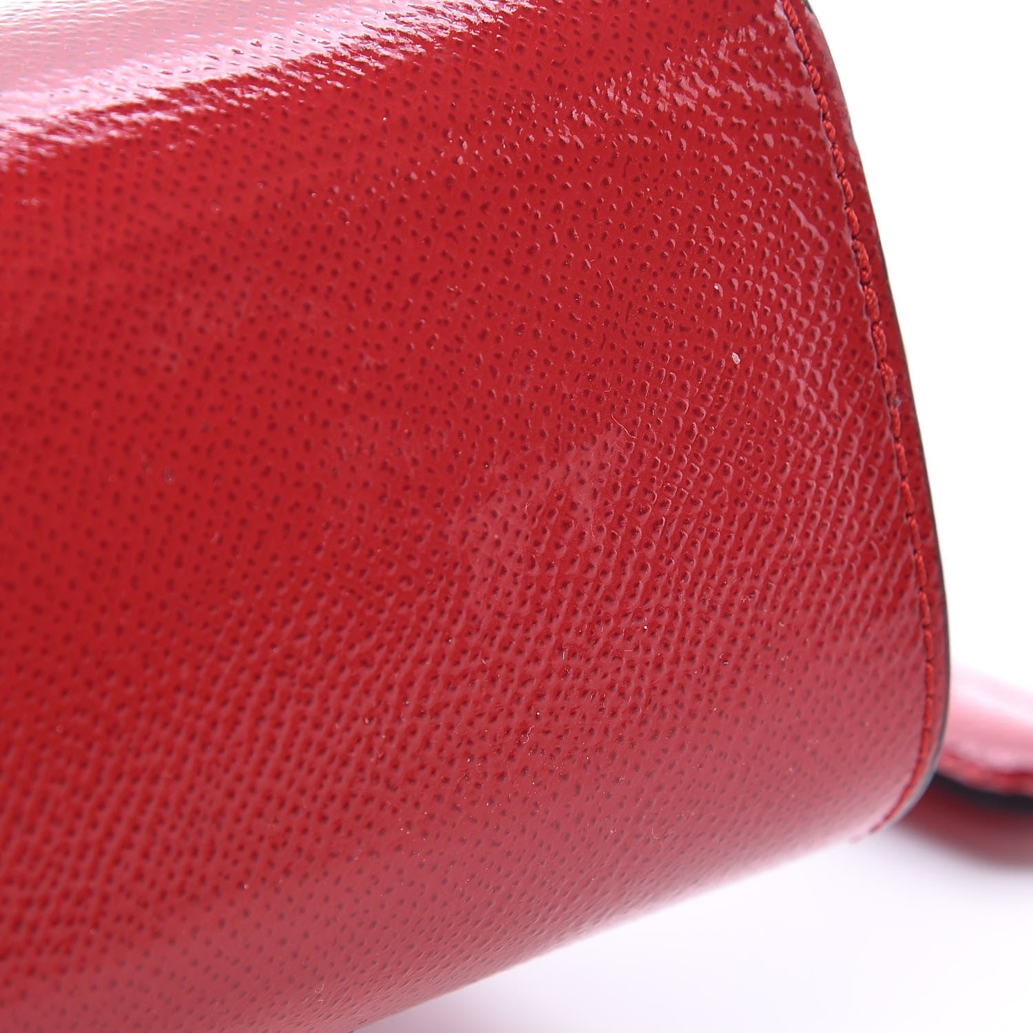 Burberry Patent Calfskin Small Dinton Crossbody Bag Bright Rose 12 of 12