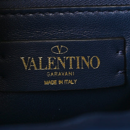 Valentino Garavani Nappa Large Roman Stud Shoulder Bag Marine 6 of 8