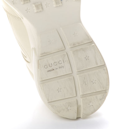 Gucci Calfskin Logo Mens Rhyton Sneakers 11 Ivory 9 of 14