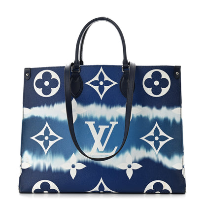 Louis Vuitton Monogram Escale Onthego GM Blue 1 of 15