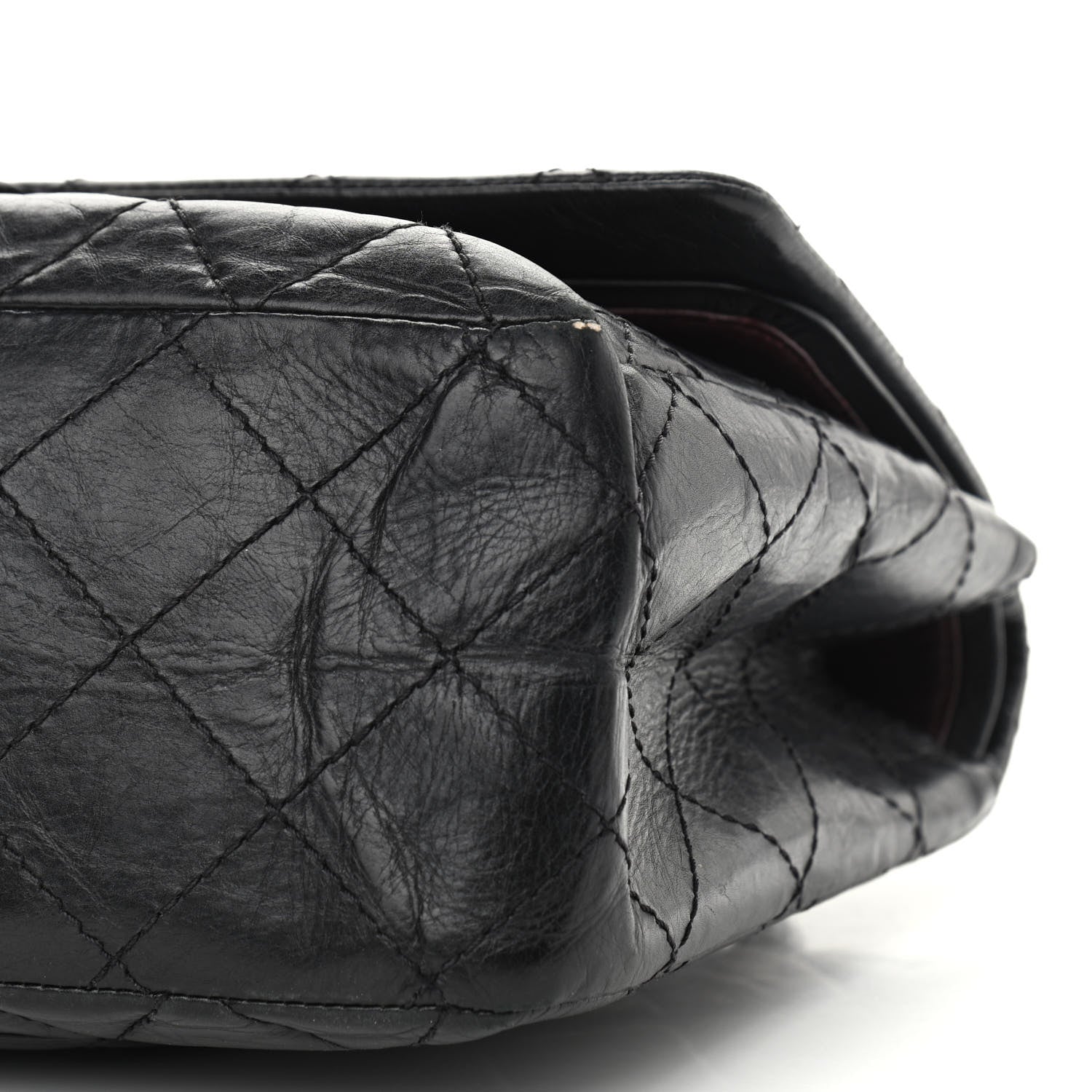 Chanel Aged Calfskin Quilted 2.55 Reissue 227 Flap Black 10 of 16