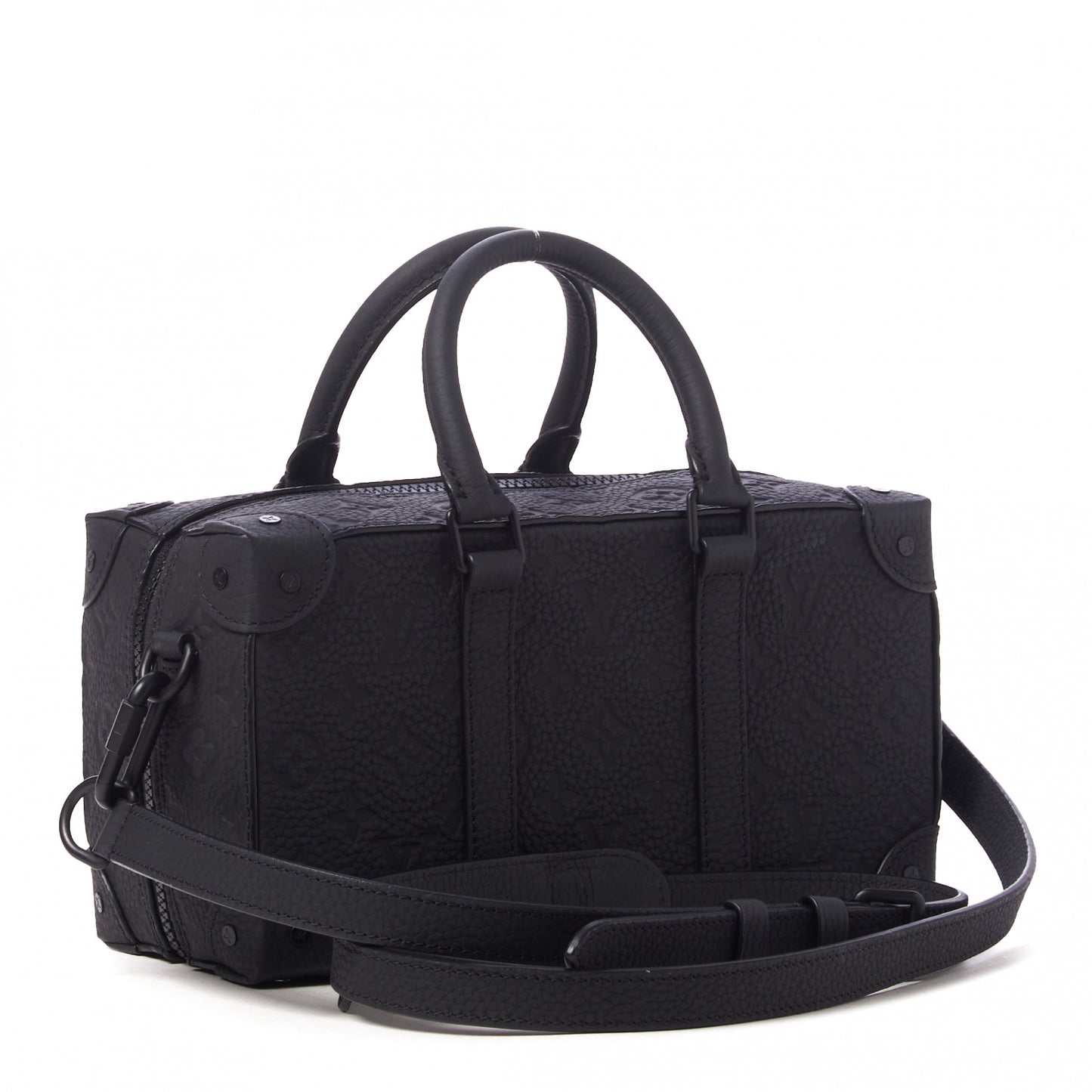 Taurillon Monogram Cartoon LV Friends Speedy Soft Trunk Black
