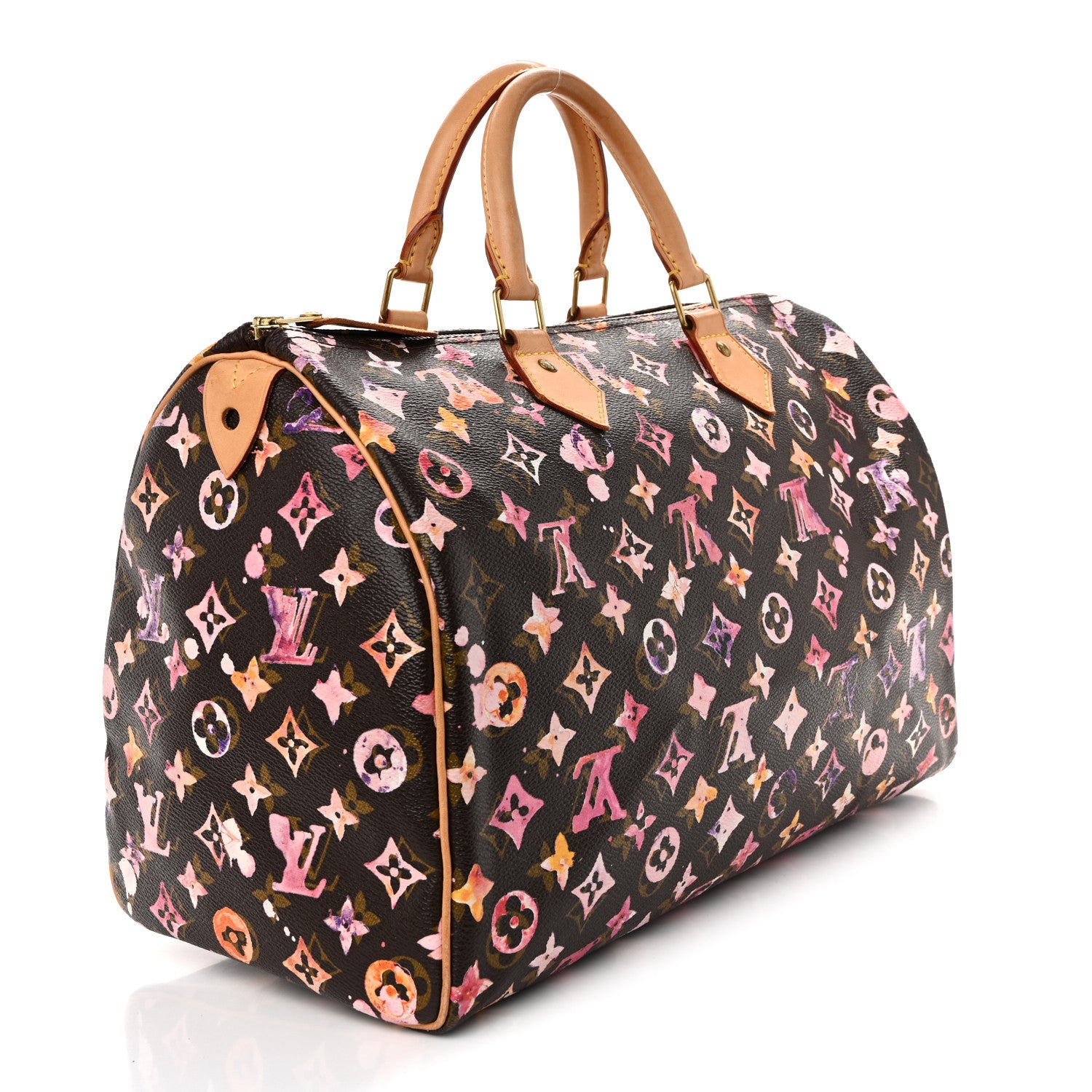 Louis Vuitton Watercolor Aquarelle Speedy 35 Brown 3 of 12