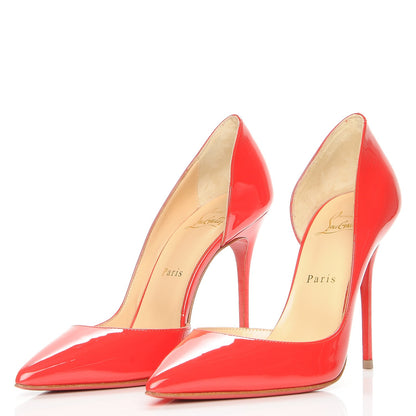 Christian Louboutin Patent Iriza 100 Pumps 39 Pavot 3 of 8