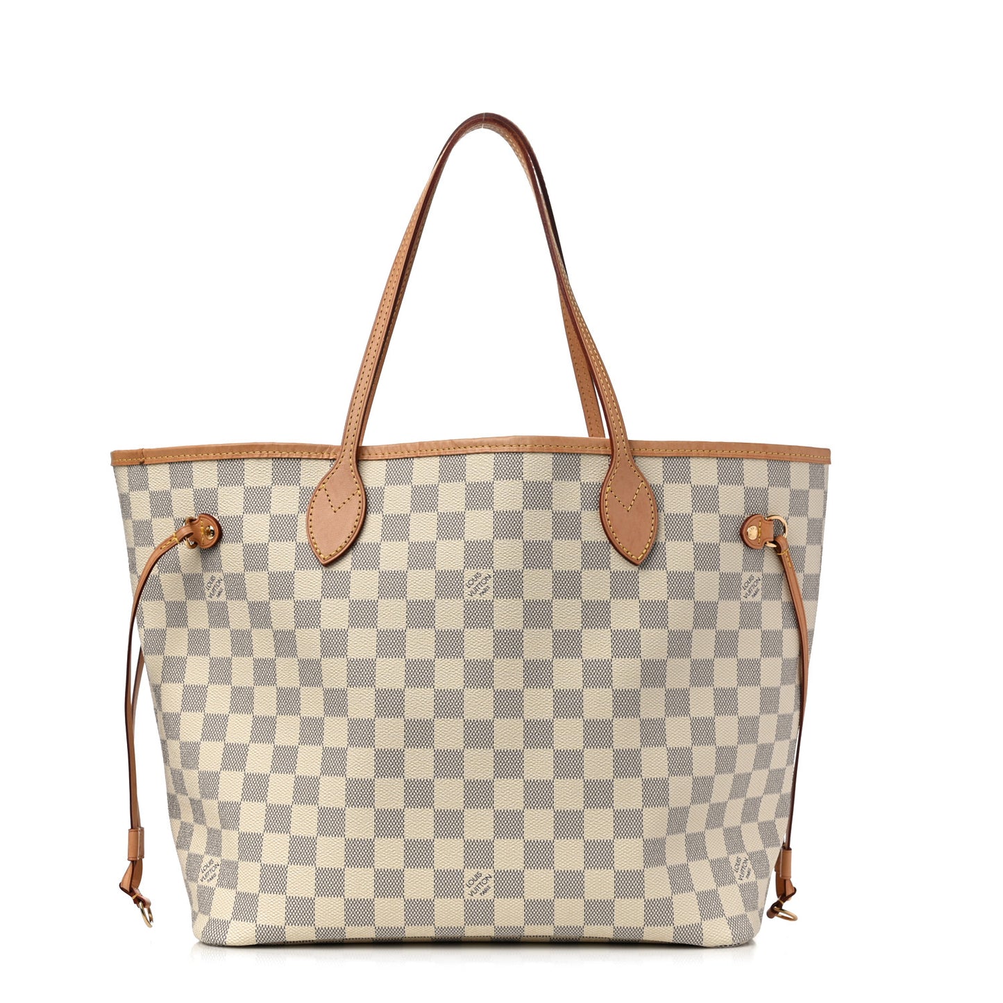 Damier Azur Neo Neverfull MM Rose Ballerine