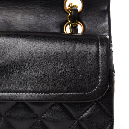 Chanel Lambskin Quilted Small Double Flap Black 13 of 17