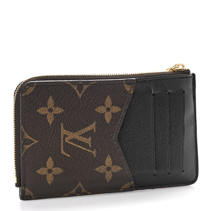 Louis Vuitton Monogram Recto Verso Card Holder Black 3 of 9