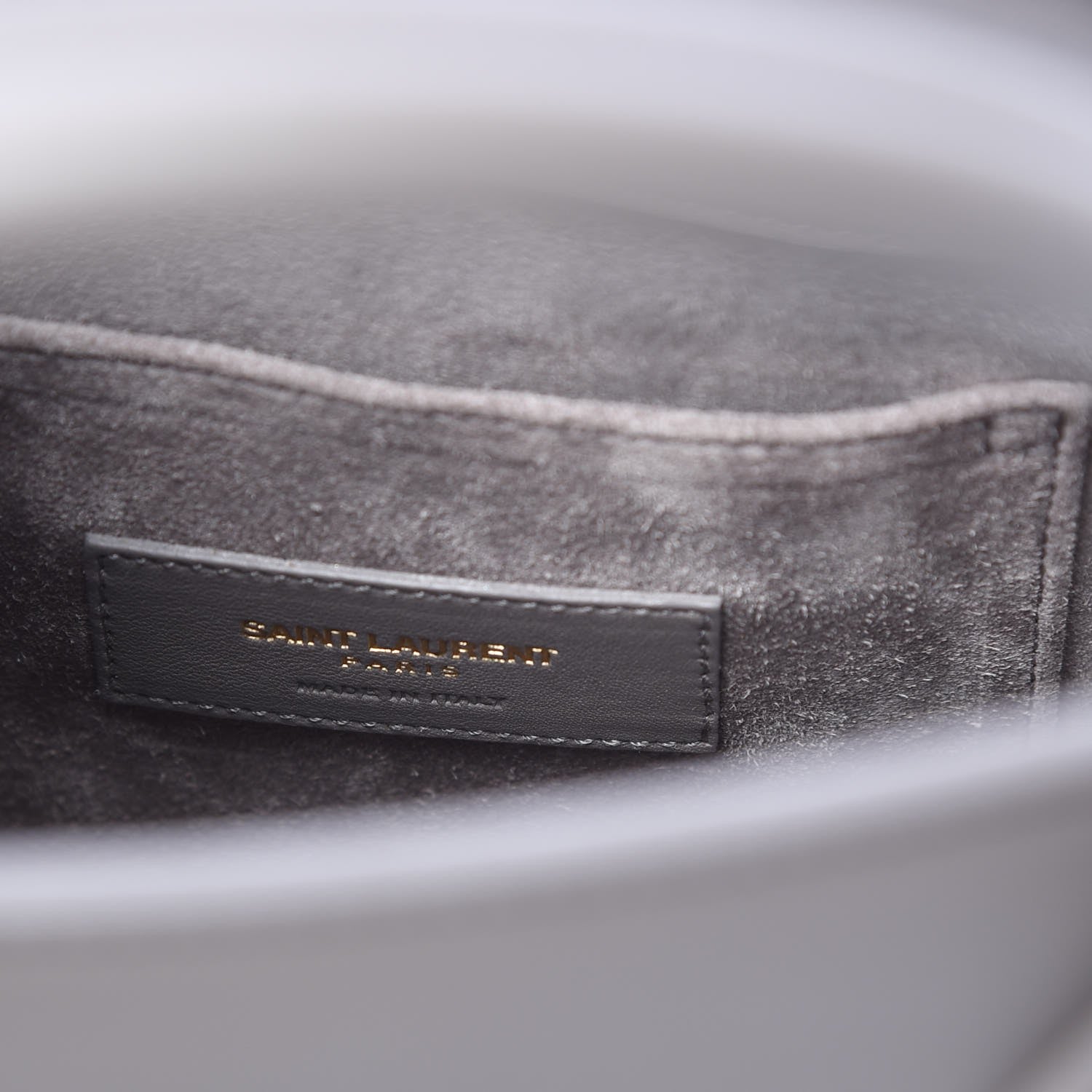 Saint Laurent Calfskin Baby Sac de Jour Fog 12 of 13