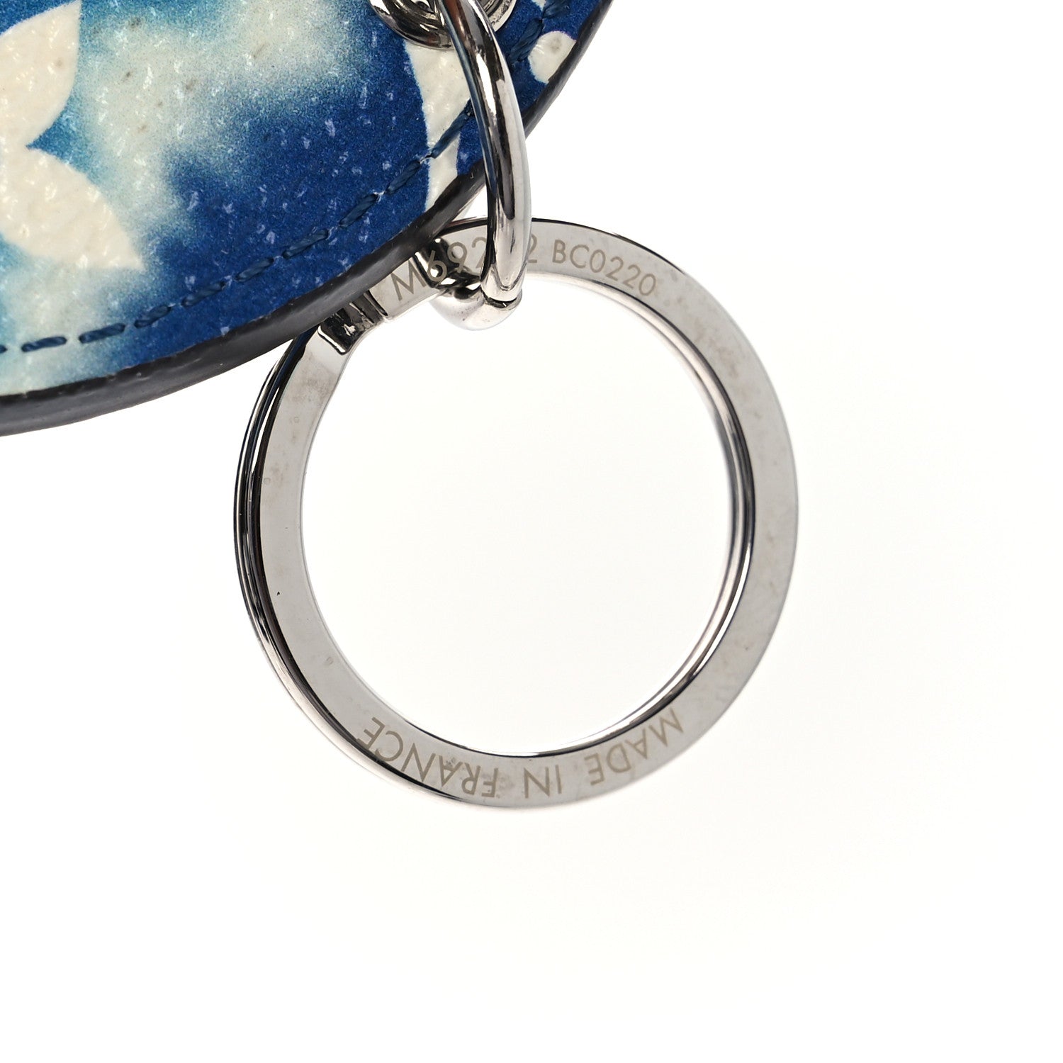 Louis Vuitton Monogram Escale Bag Charm Key Holder Blue 3 of 3