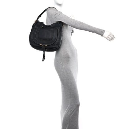 Chloe Calfskin Medium Marcie Hobo Black 3 of 9