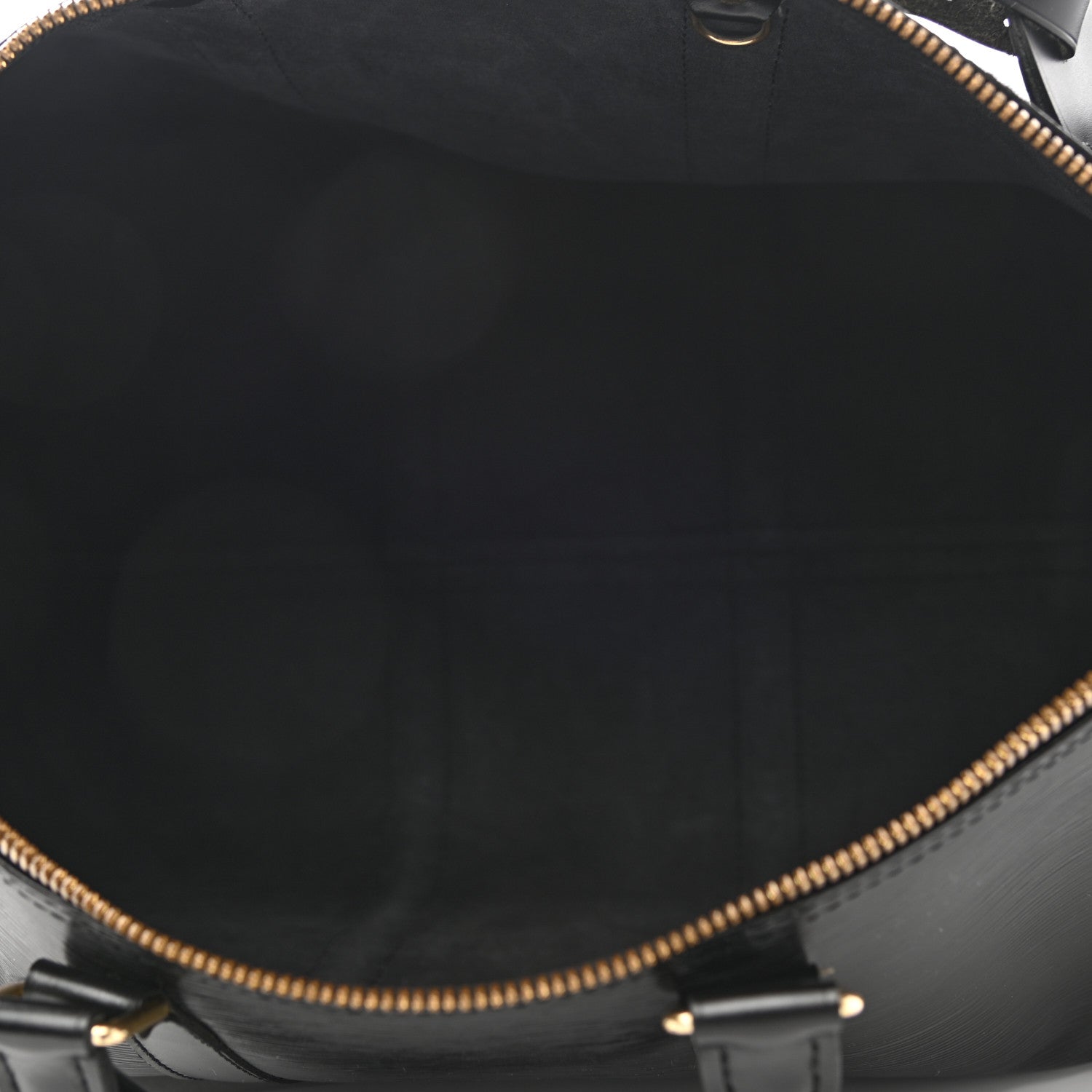Louis Vuitton Epi Keepall 45 Black 6 of 11
