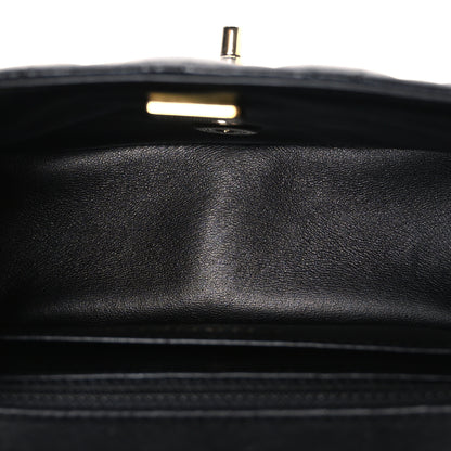 Chanel Lambskin Quilted Mini Square Flap Black 5 of 12