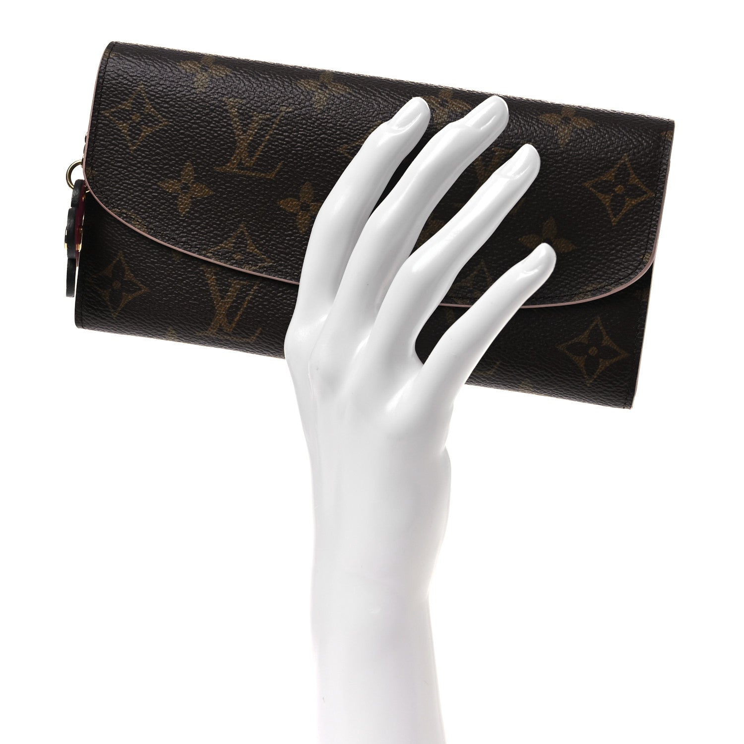 Louis Vuitton Monogram Bloom Flower Emilie Wallet Fuchsia 2 of 9