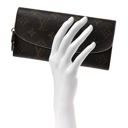 Louis Vuitton Monogram Bloom Flower Emilie Wallet Fuchsia 2 of 9