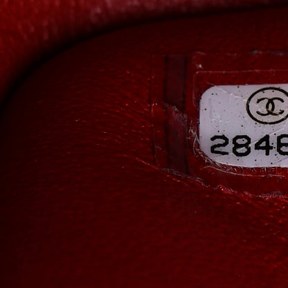 Chanel Caviar Quilted Jumbo Double Flap Red 7 of 11