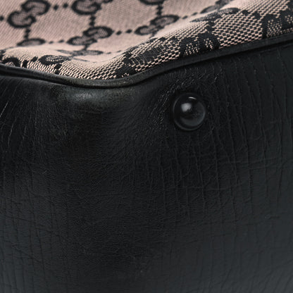 Gucci Monogram Small Bamboo Tote Black 5 of 13