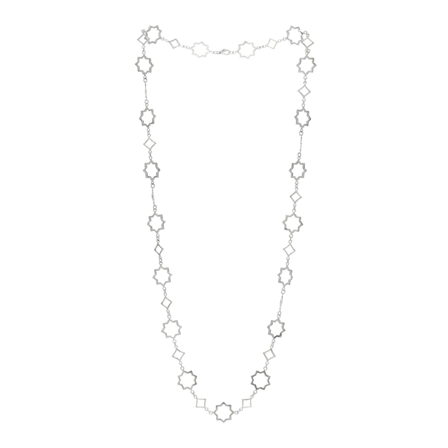 Sterling Silver Paloma Picasso Zellige Marrakesh Continuous Link Necklace