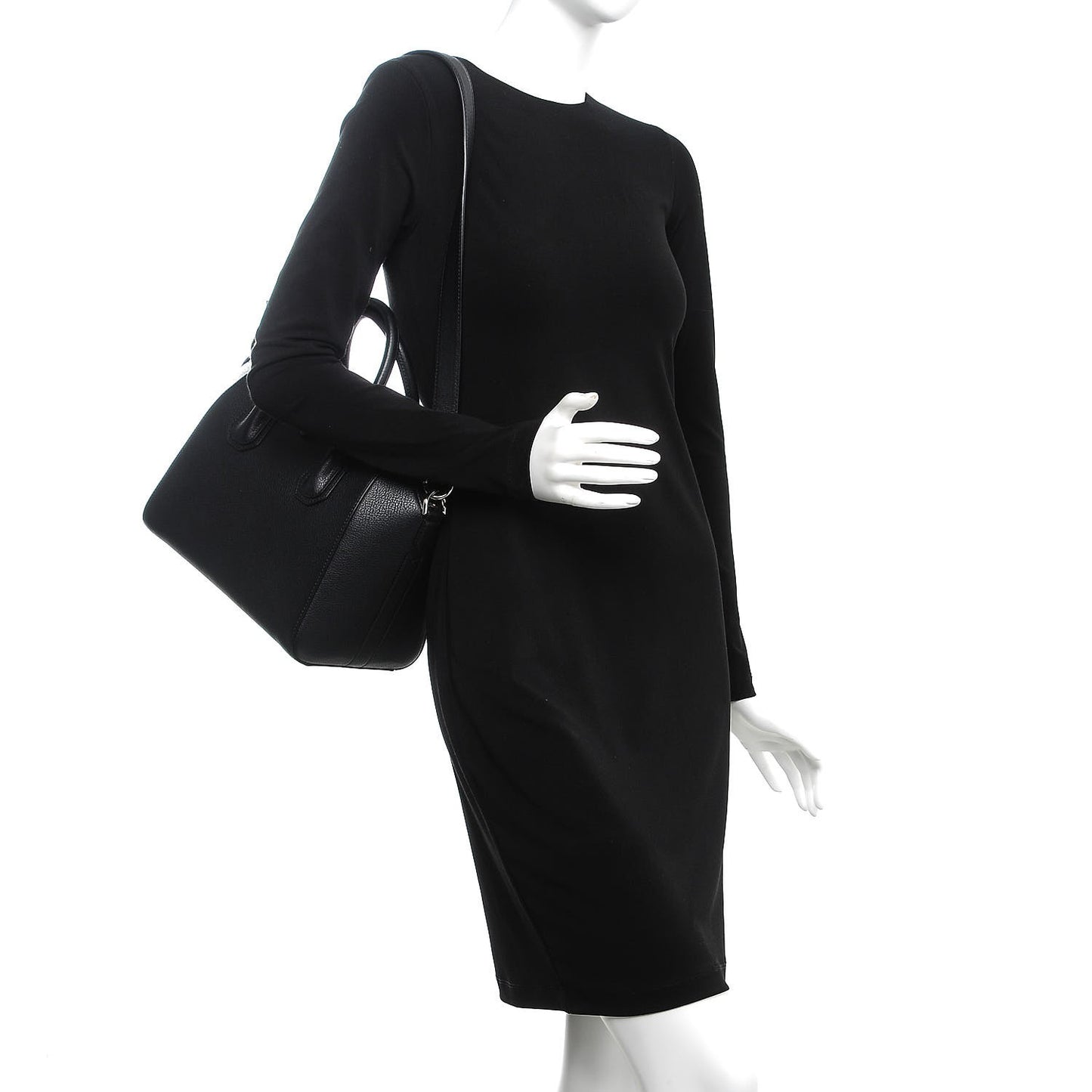 Sugar Goatskin Small Antigona Black