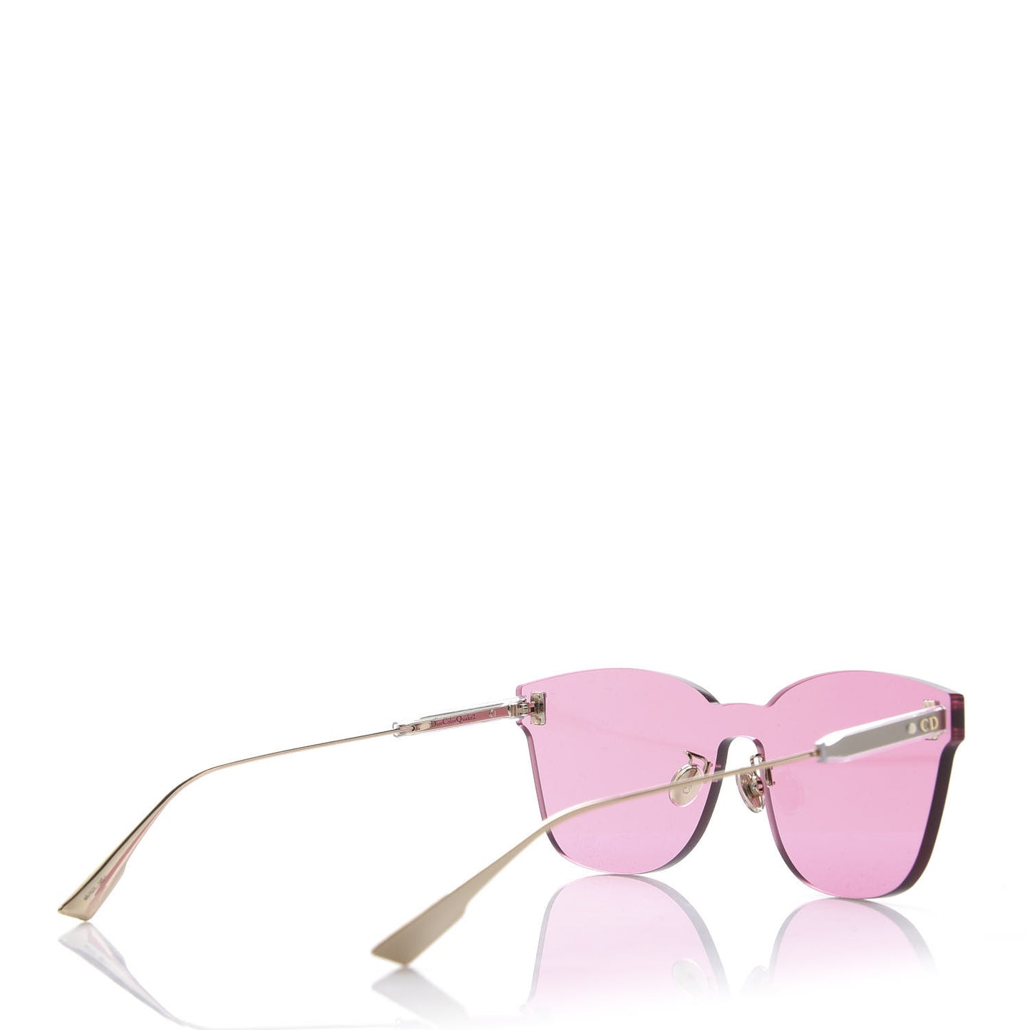 Mirrored Color Quake 2 Sunglasses Fuchsia