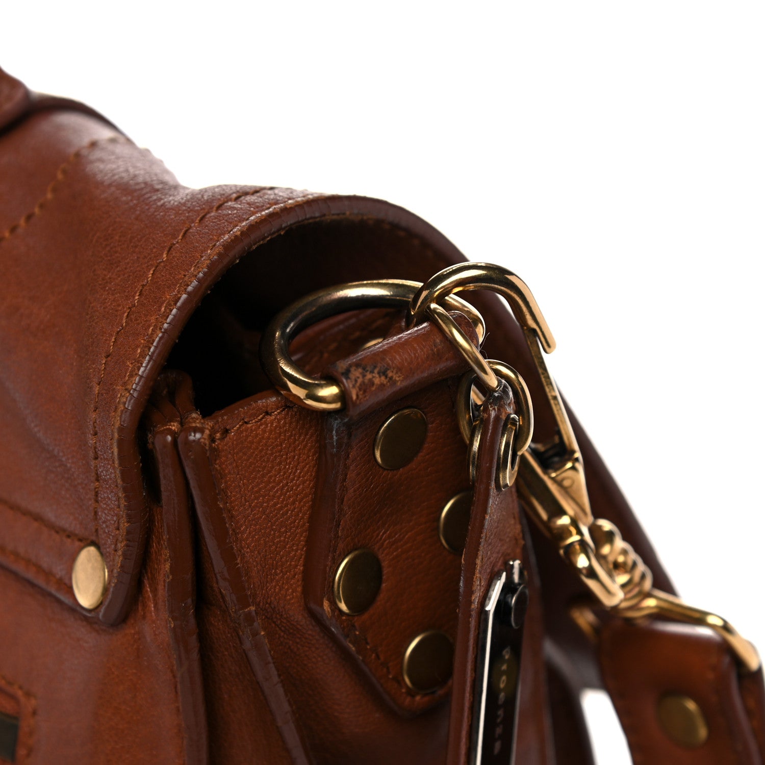 Proenza Schouler Lambskin Large PS1 Satchel Saddle 23 of 25
