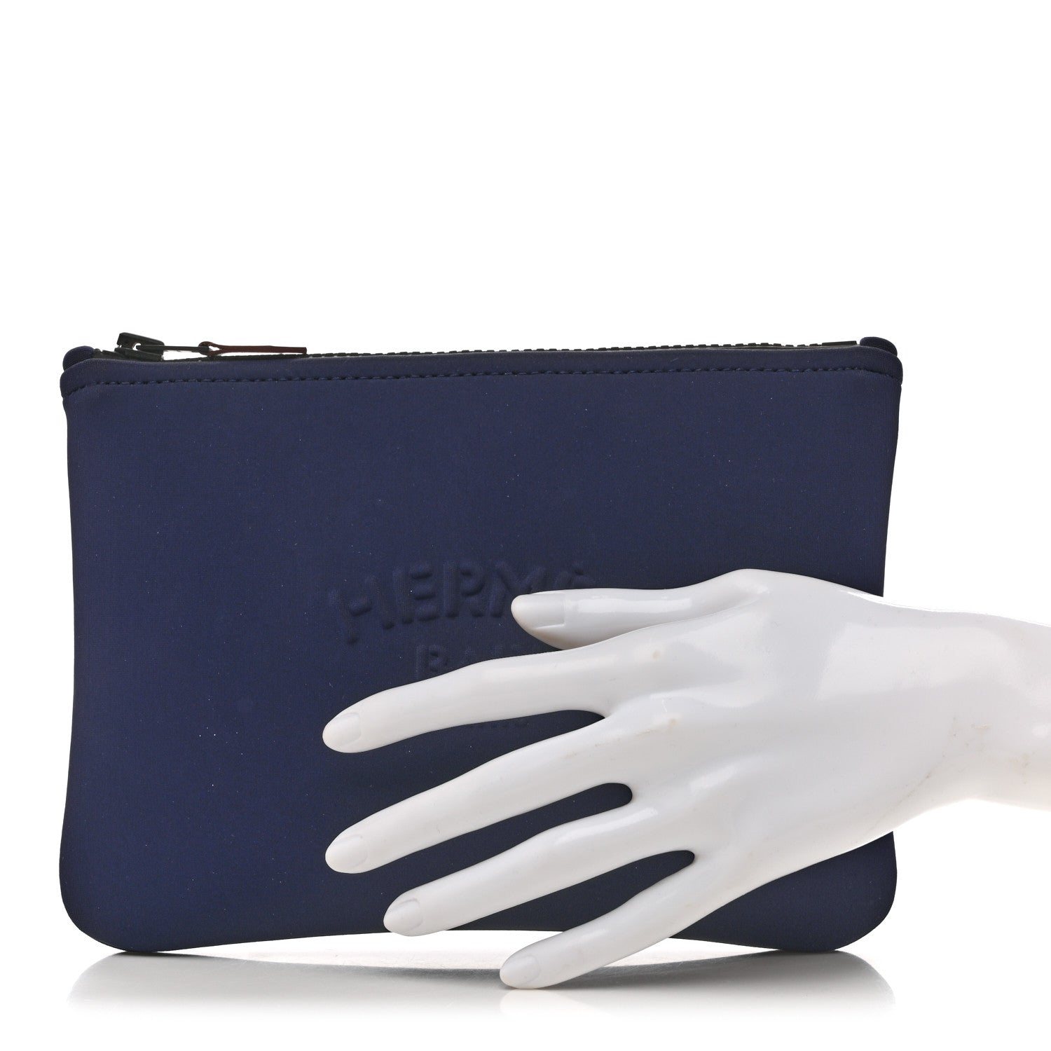 Hermes Neoprene Small Neobain Case Marine 2 of 6