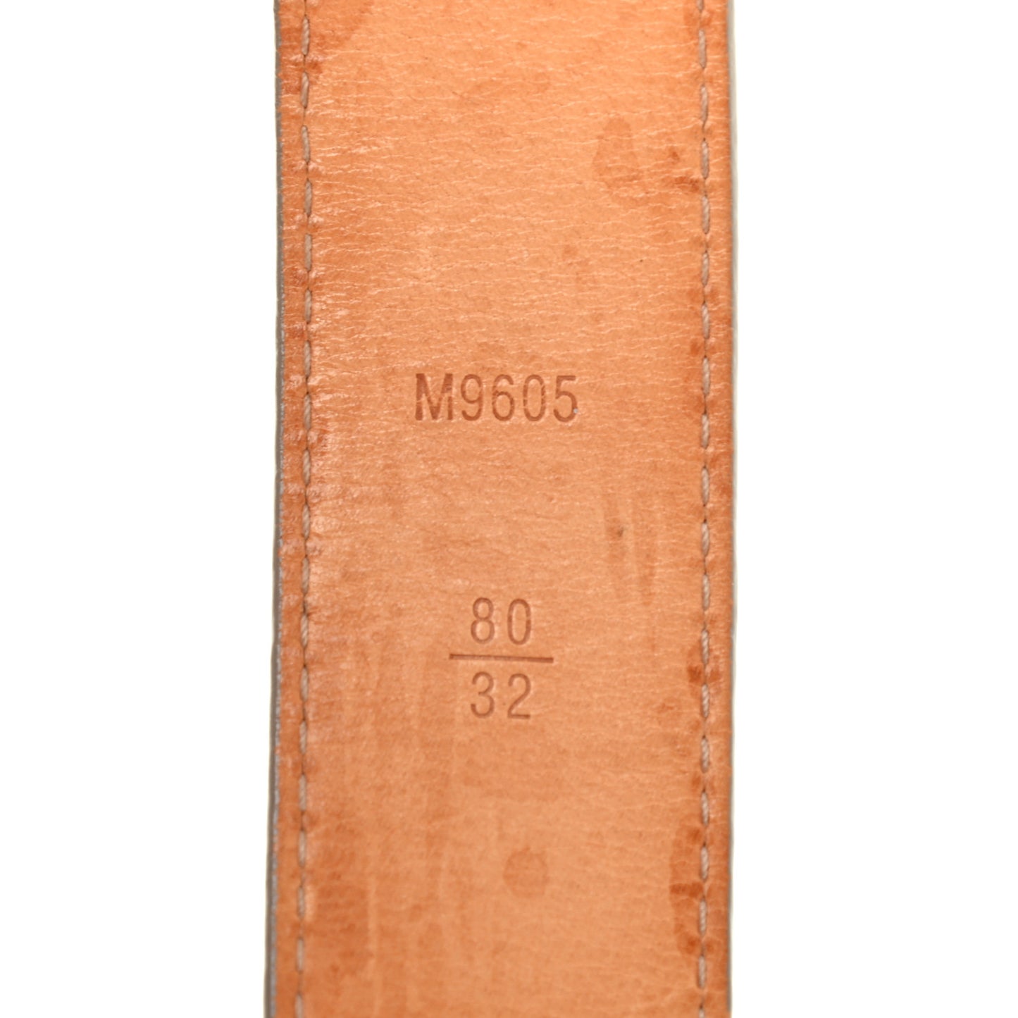 Epi LV Initiales Belt 80 32 Ivory