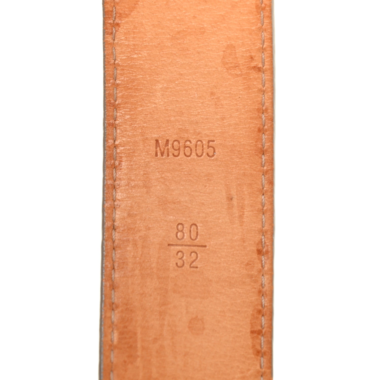 Louis Vuitton Epi LV Initiales Belt 80 32 Ivory 6 of 7