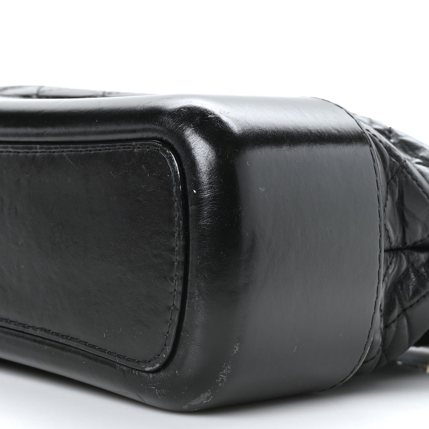 Chanel Aged Calfskin Quilted Medium Gabrielle Hobo Black 9 of 10