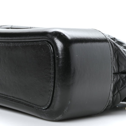 Chanel Aged Calfskin Quilted Medium Gabrielle Hobo Black 9 of 10
