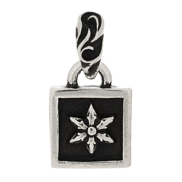 Chrome Hearts Sterling Silver Framed Six Point Star Pendant