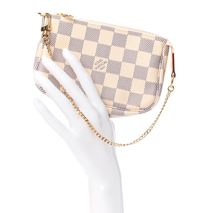 Louis Vuitton Damier Azur Mini Pochette Accessories 2 of 8