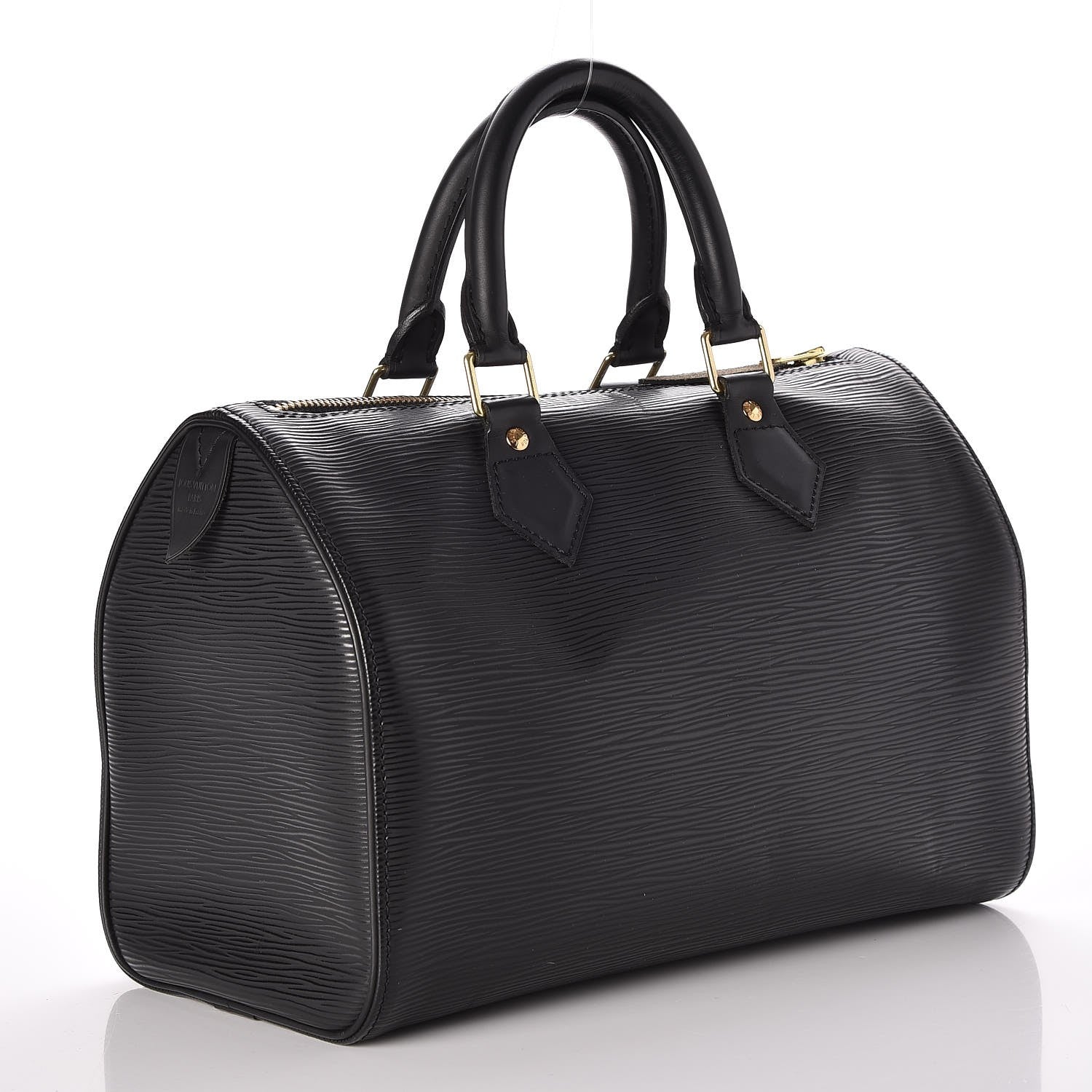 Louis Vuitton Epi Speedy 25 Black 3 of 9