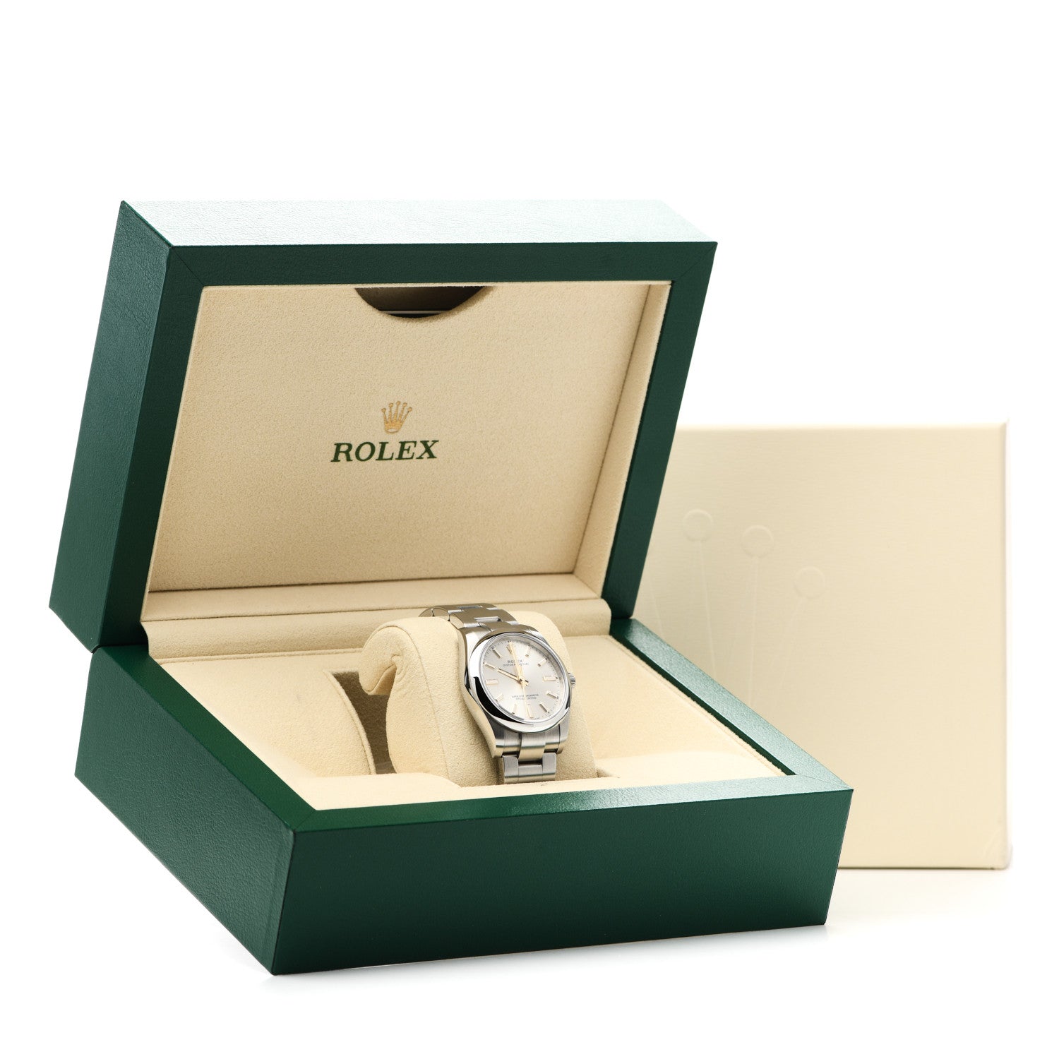 Rolex Stainless Steel 34mm Oyster Perpetual Watch Silver 124200 6 of 6