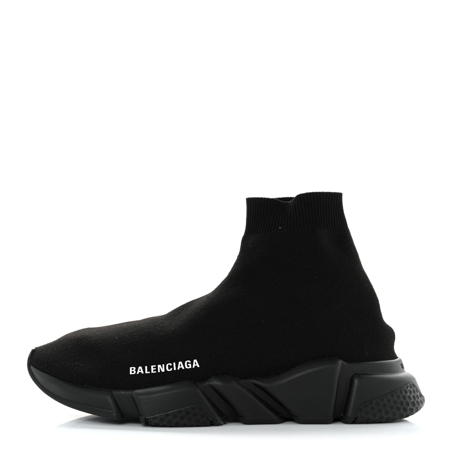 Technical 3D Recycled Knit Mens Speed Sneakers 42 Monocolor Black