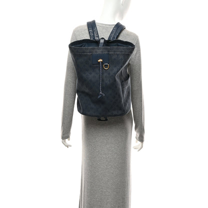 Louis Vuitton Monogram Denim Chalk Backpack Navy 2 of 10