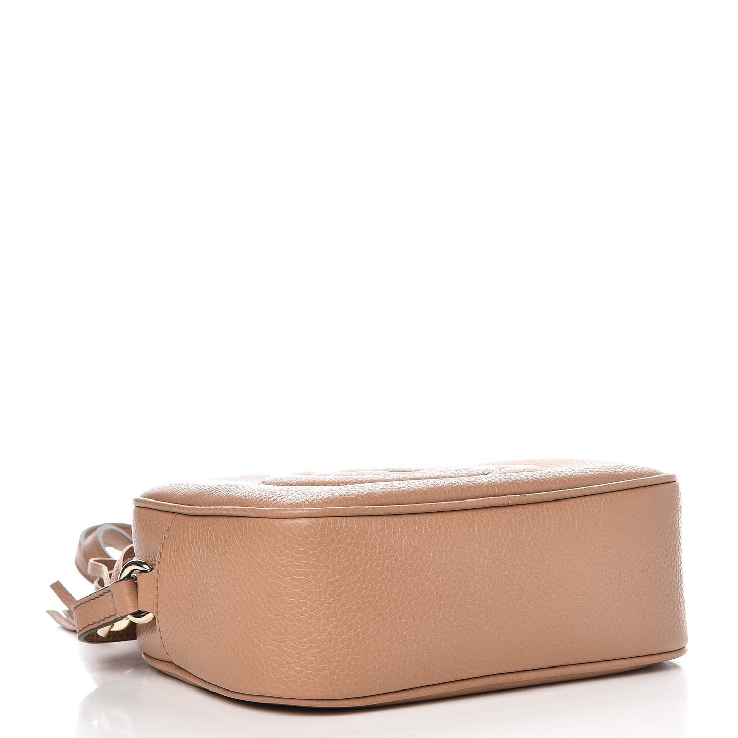 Pebbled Calfskin Small Soho Disco Bag Camelia