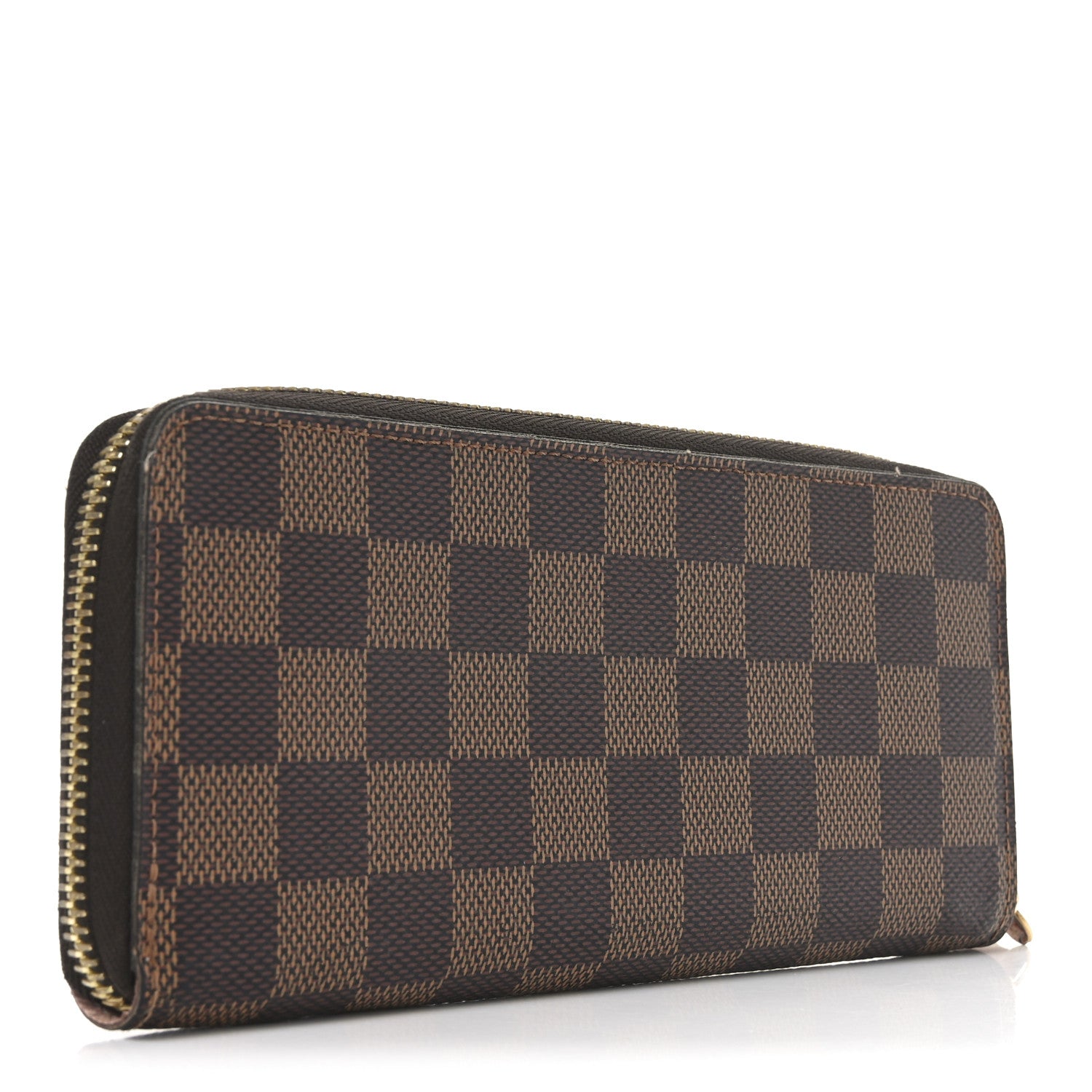 Louis Vuitton Damier Ebene Clemence Wallet Rose Ballerine 3 of 9