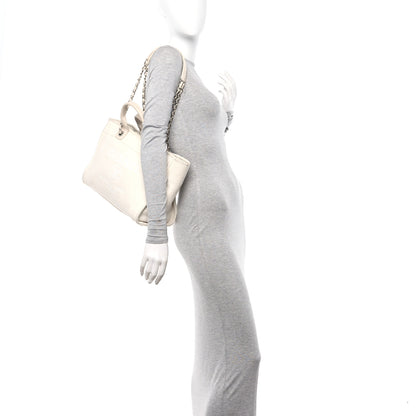 Chanel Mixed Fibers Small Deauville Tote White 2 of 11